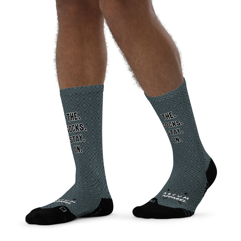 'The Socks Stay On' Socks