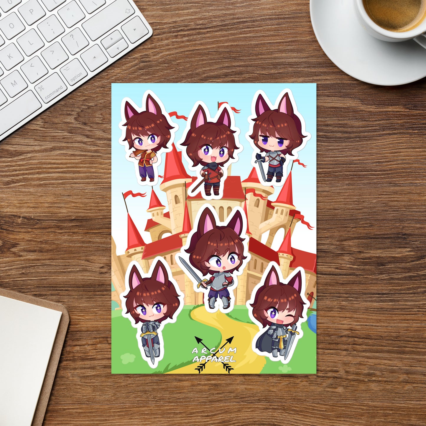 Lvl Up Lup Sticker Sheet