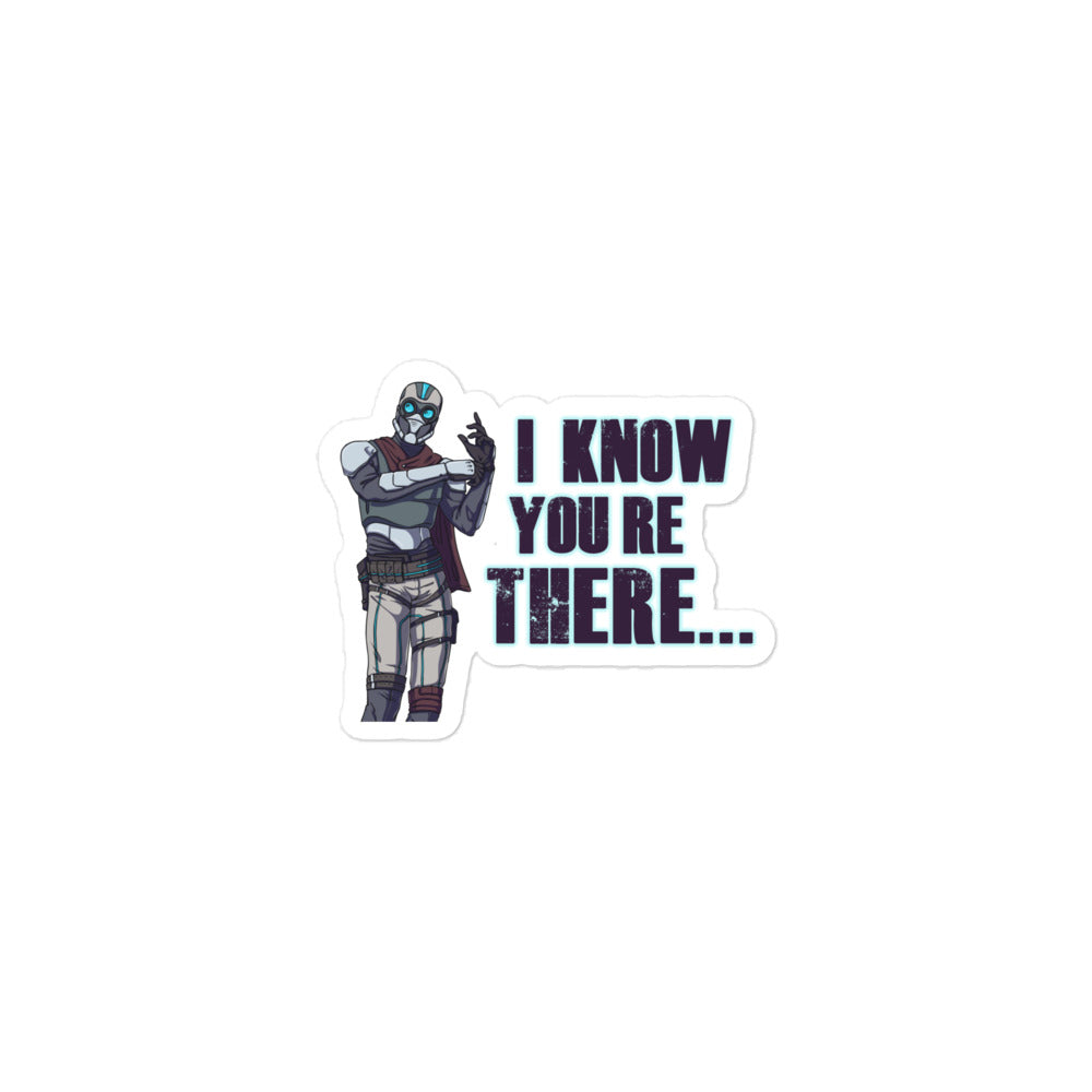 Bounty Hunter Sticker (With Text)