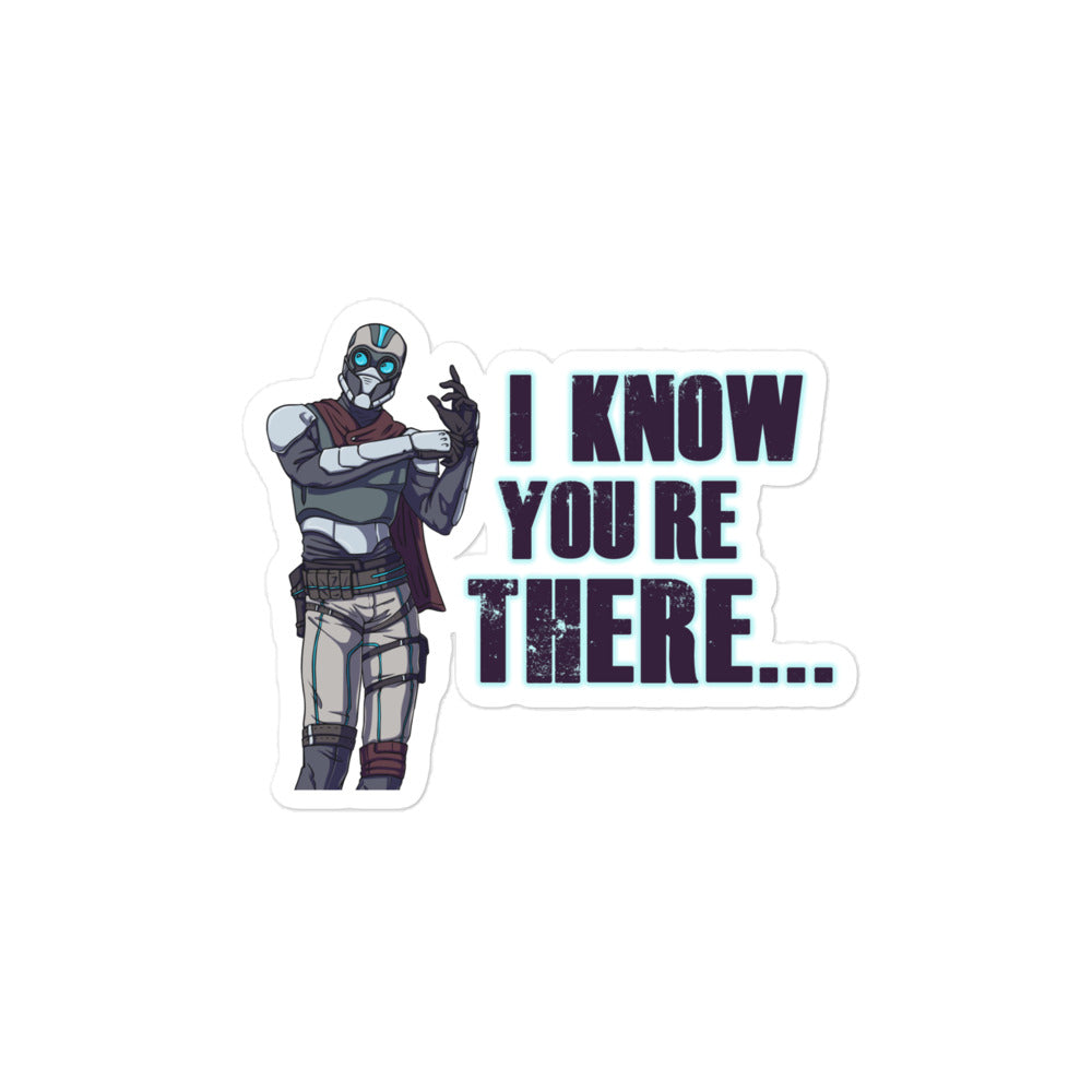 Bounty Hunter Sticker (With Text)