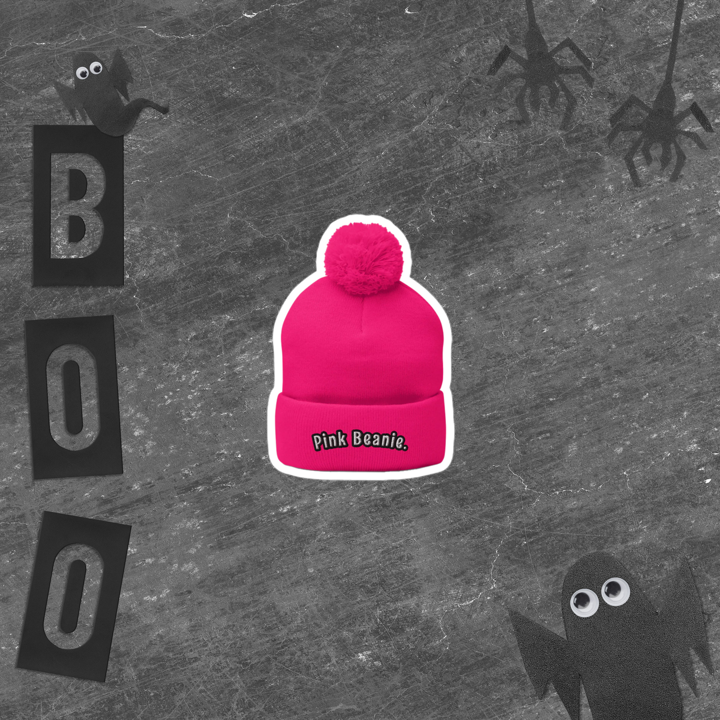 Pink Beanie Sticker