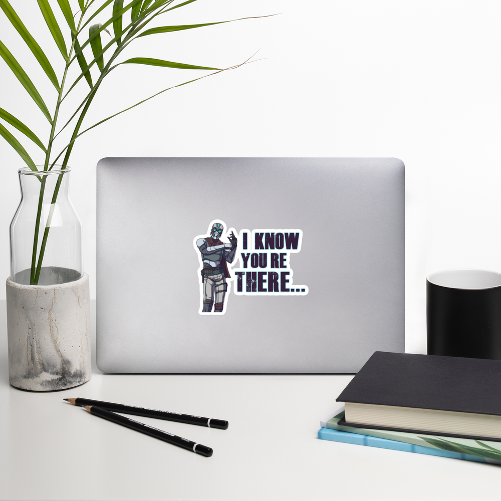 Bounty Hunter Sticker (With Text)