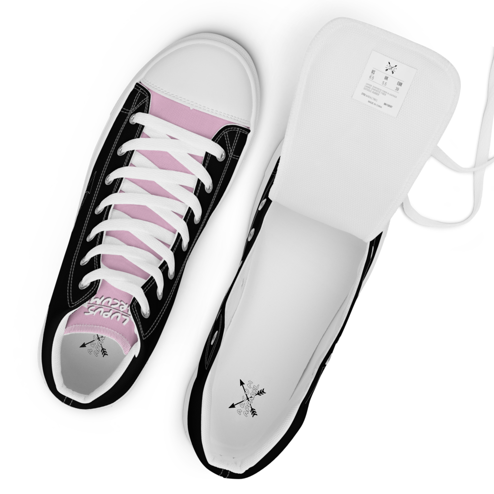 Women’s high top canvas shoes