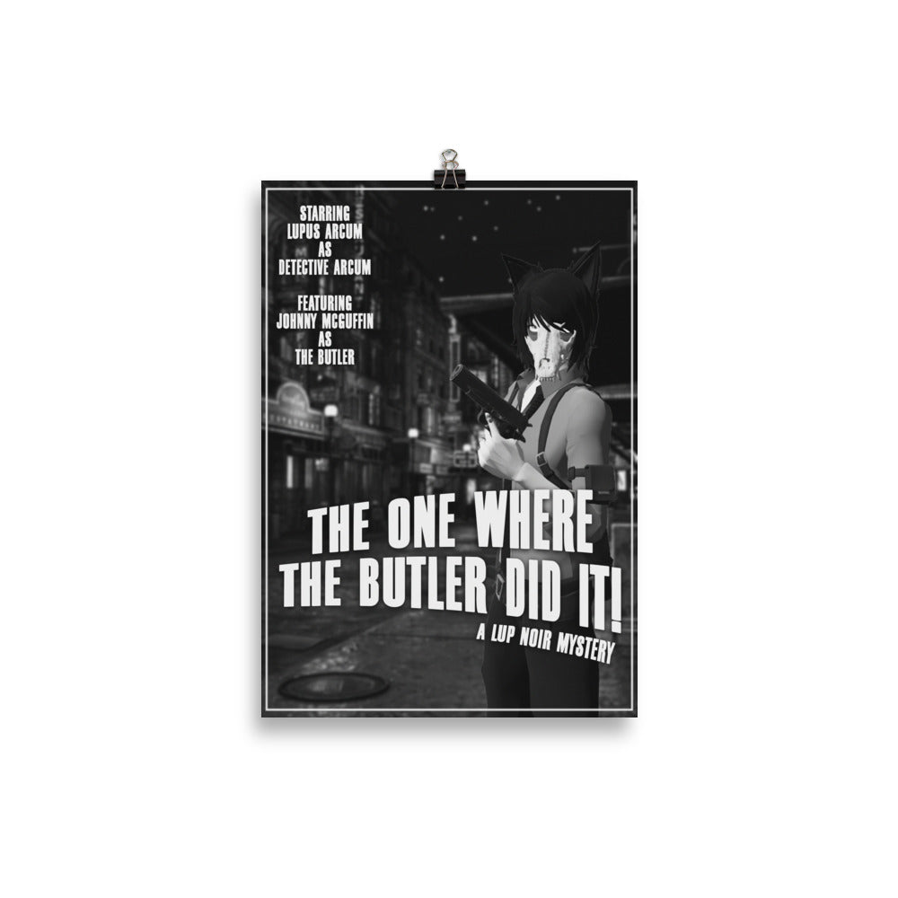 'The One Where The Butler Did It' Poster