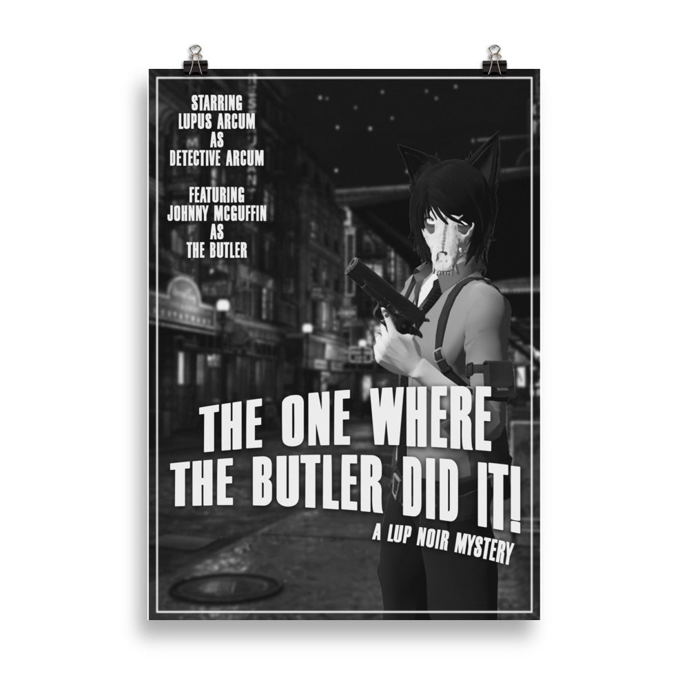 'The One Where The Butler Did It' Poster