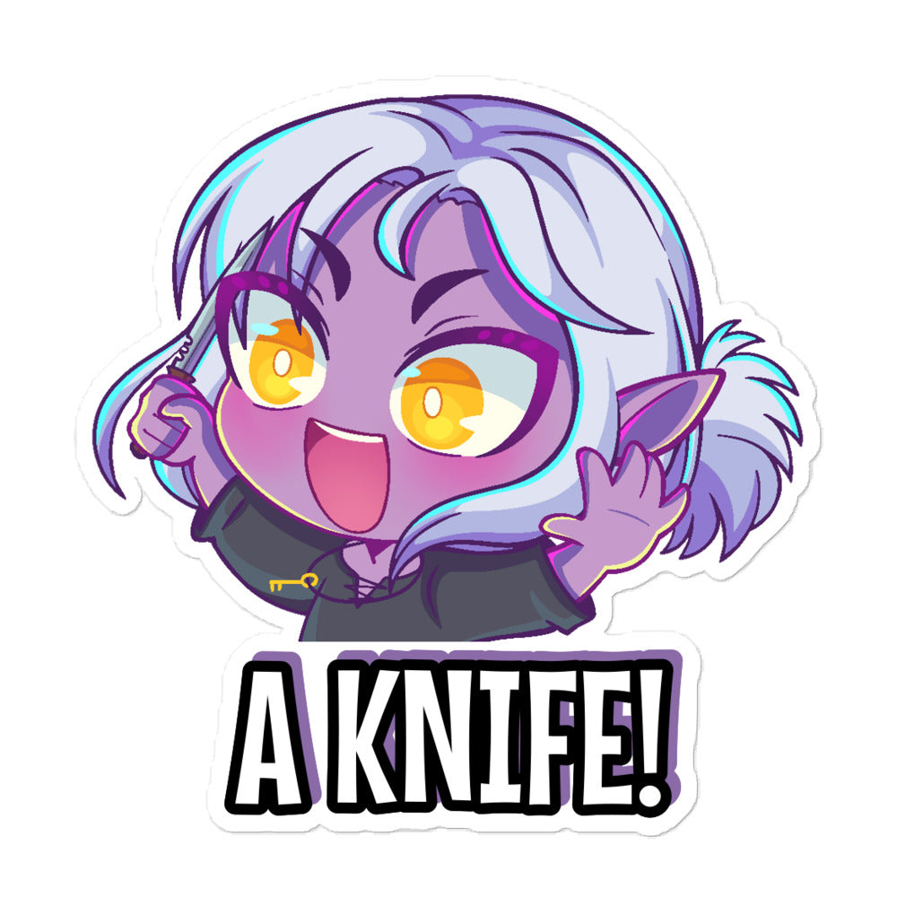 'A Knife!' Sticker