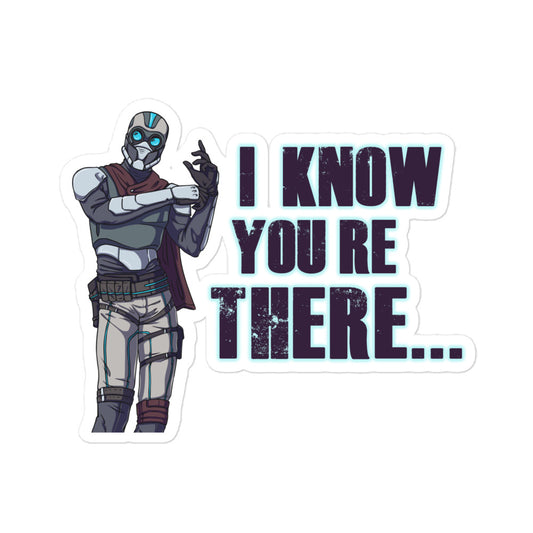 Bounty Hunter Sticker (With Text)